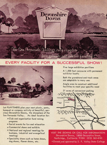 Devonshire Down flier, circa 1960-1965