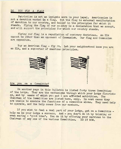 Canoga Park Elks Lodge 2190 Bulletin, April 1962