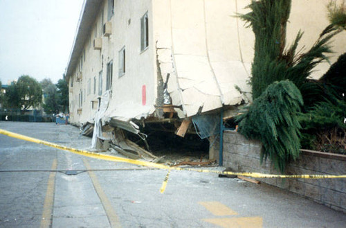 Earthquake damage, Sherman Oaks, Calif. January 1994