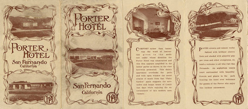 Porter Hotel brochure