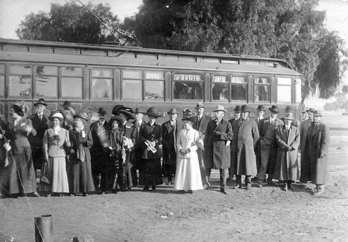 First "Red" Car over to North Hollywood, December 16, 1911