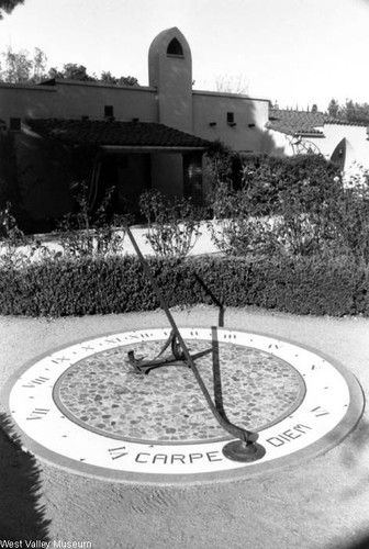 Sundial at the Orcutt Ranch, 1993