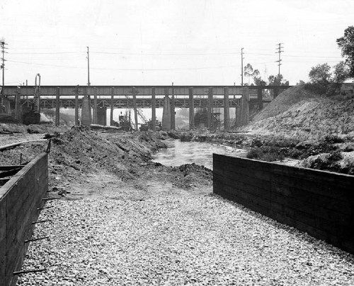 Los Angeles River near Tujunga Wash, circa 1948