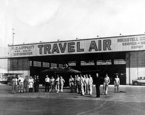 H.C. Lippiatt at Van Nuys Airport, 1930s