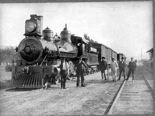 The Toluca Flyer Train at the Lankershim Station