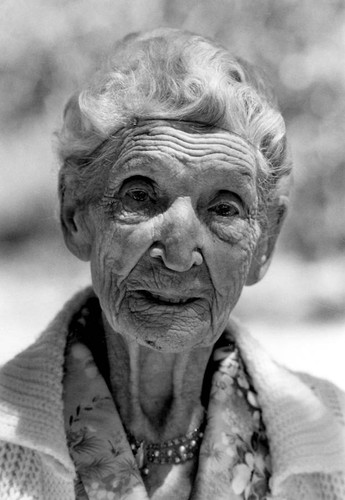 Minnie Hill Palmer of Homestead Acre, Chatsworth, May 4, 1980