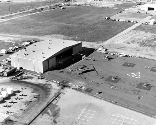 City of Los Angeles helicopter facility at Van Nuys Airport, 1971