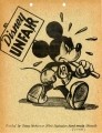 Flier from 1941 cartoonists strike at Disney Studios