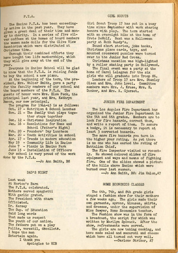 Oak Leaf, 1945--Encino School newspaper (page 9)