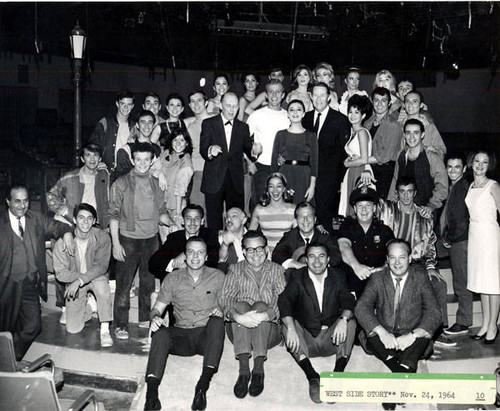 West side story cast photo, 1964