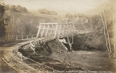 Bridge near Post Office Topanga Canyon, California