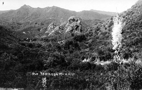 Old Topanga Road, circa 1921