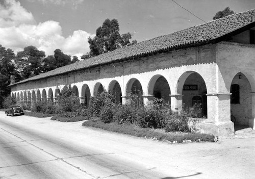 San Fernando Mission main building, circa 1950