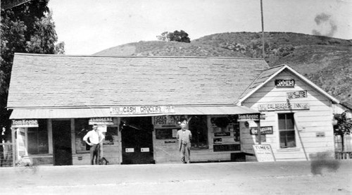 Anton Weber grocery store and inn, Calabasas, circa 1905-1936