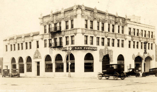 Bank of San Fernando, circa 1922