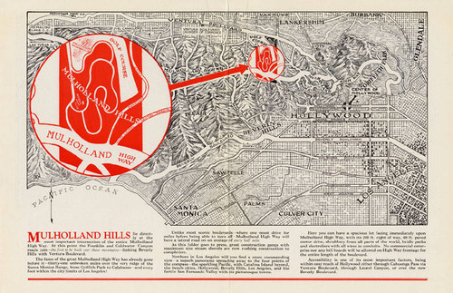 Mulholland Hills brochure, circa 1922-1926 (inside pages)