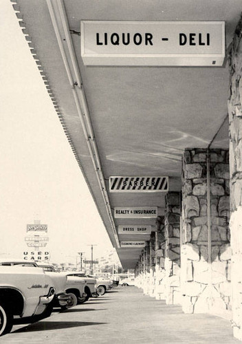 San Fernando Strip Mall, Truman Street, 1964