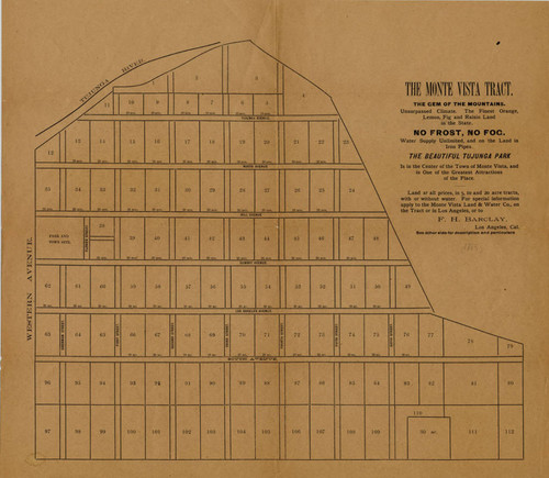 The Monte Vista Tract - Side A