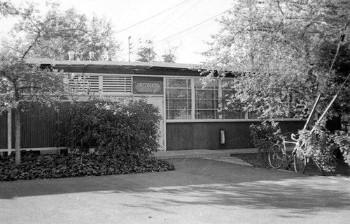 Campus restaurant in temporary building, San Fernando Valley State College, Northridge, circa 1958