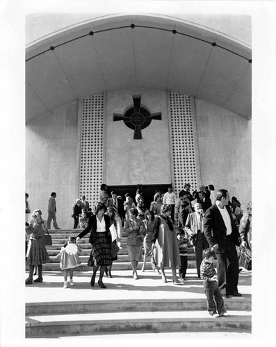 Front of St. Nicholas Church, circa 1974