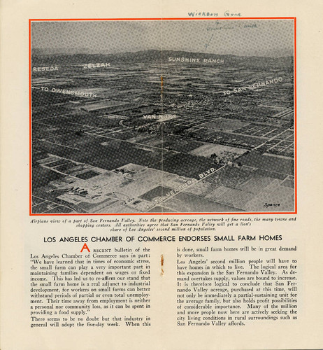 Now is the time to buy a small farm near Los Angeles brochure, 1932