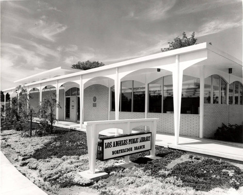 Northridge Public Library, circa 1962