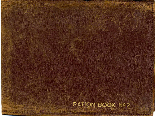 World War II ration book, circa early 1940s