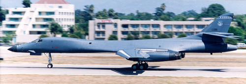 B1-B Bomber at the 1995 Van Nuys Airport Aviation Expo