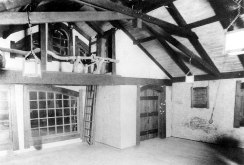 Interior of Bolton Hall, circa 1915