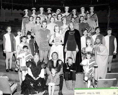 Valley Music Theatre, cast photo, Camelot, Woodland Hills, 1965