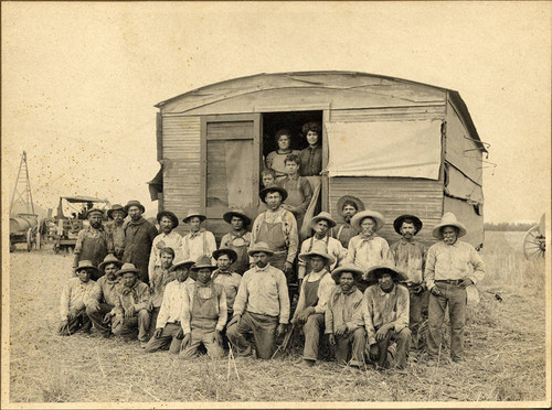 Wheat field workers, circa 1912