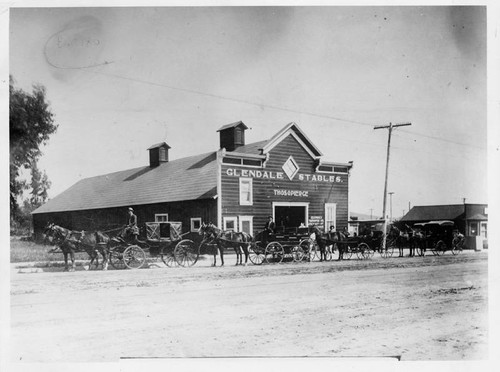 Glendale Stables, 1909