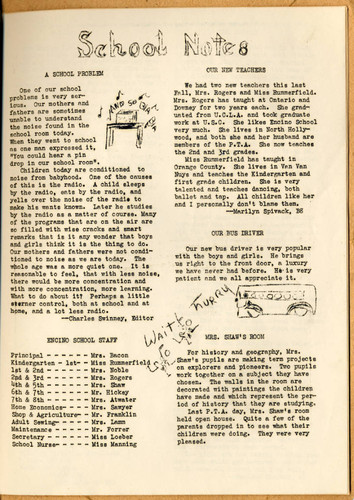 Oak Leaf, 1945--Encino School newspaper (page 8)