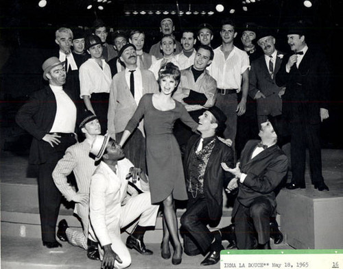 Valley Music Theatre, cast photo, Irma La Douce, Woodland Hills, 1965