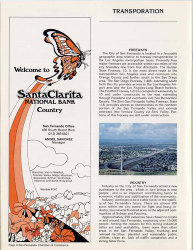 San Fernando Shopping Guide and Industrial Directory, circa 1980