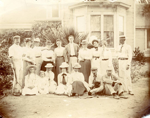 Tennis Anyone? Hammond Davis family, North Hollywood, circa 1895-1902