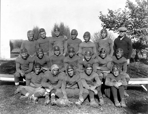 Owensmouth High School football team, Canoga Park, 1924
