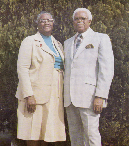 Dr. Hillery T. Broadous, pastor of Calvary Baptist Church of Pacoima, and his wife, Mother Rosa