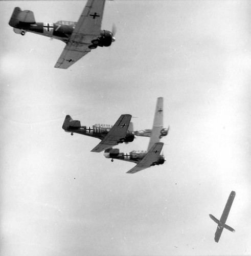 Airfield flyover at the 50th anniversary of Van Nuys Airport Open House