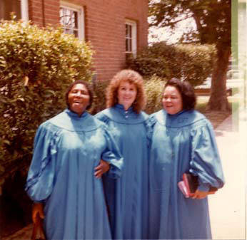 Lake View Terrace Baptist Church choir members, 1985