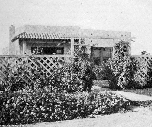 Charles Weeks' home in the San Fernando Valley