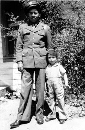 Rudy Ortega, Sr. with son Danny