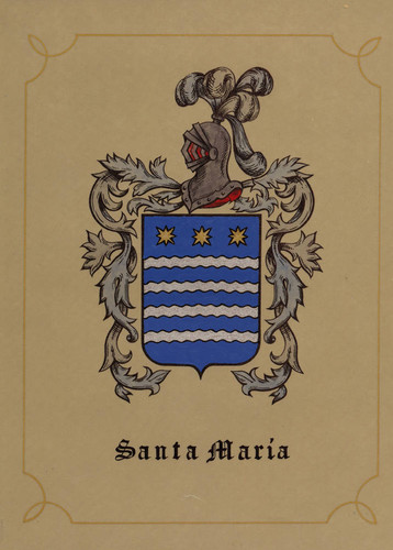Family crest of the Santa Maria family, Topanga (Calif.)