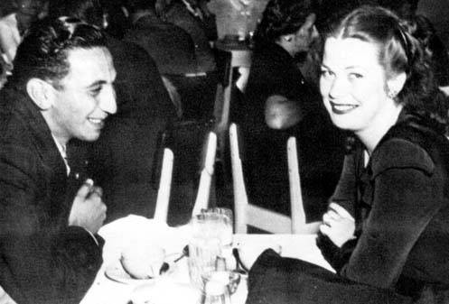 Robert and Betty Franklin on their honeymoon, Sylmar, 1945