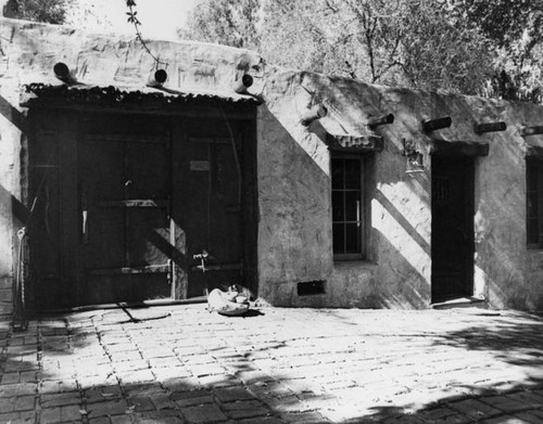 Andy Anderson house, Park Moderne artists colony, Calabasas, circa early 1980s