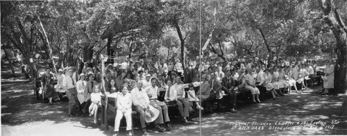 Picnic of Pleiades, hosted by Eastern Star Chapter 281, 1927