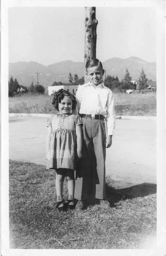 Cometa Street and Harding Avenue in San Fernando, 1939