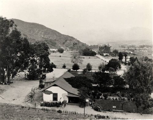 Verdugo Adobe veranda, 1911