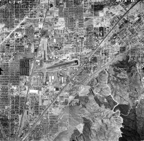 Aerial view, Burbank, 1949