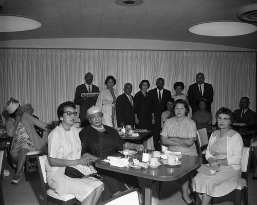 Councilmember's at event, Los Angeles, 1963